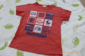 ☆★ハッシュアッシュ(HUSHUSH)の乗物柄プリントＴシャツ【サイズ110】★☆