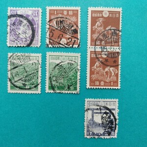 朝鮮　◆朝鮮　消印コレクション◆　昭和切手　小判切手