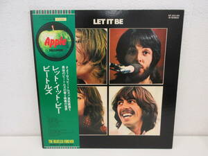 LPレコード　「Let It Be (レット・イット・ビー)」　The beatles　ビートルズ　AP-80189　帯付