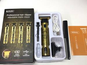 KEZU Professional hair clipper ヘアクリッパー バリカン 通電のみ確認 23031401