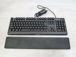 ◆◇ゲーミングキーボード/STEELSERIES Apex3/テンキーあり/有線/日本語　:家k2159-307ネ◇◆