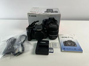 【5/37ES】Canon EOS Kiss x2 DS126181 デジタルカメラ レンズ EF-S 18-55mm 1:3.5-5.6IS まとめ 動作確認済