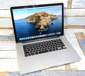 MacBook Pro 15-inch Retina,Mid2015/A1398/intel core i7-4980HQ 2.80GHz/メモリ16GB//15.4インチ/OS Catalina