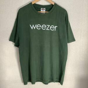当時もの 1994 Weezer アルバム Rock Music TULTEX製 80s 90s ヴィンテージ Tシャツ オルタナティブ ロック 