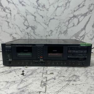 MYM4-433 激安 Victor STEREO DOUBLE CASSETTE DECK KD-W55 ダブルカセットデッキ 通電OK 中古現状品 ※3回再出品で処分