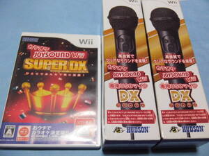 ★Wii＿＿＿カラオケJOYSOUNDWii スーパーDX+カラオケJOYSOUNDWii専用USBマイクDX まとめて2個＿＿＿カラオケjoysound