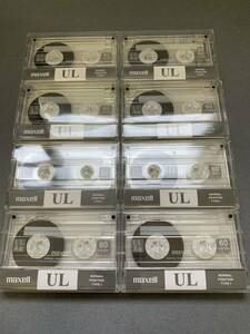 中古 カセットテープ maxell マクセル UL 8本セット