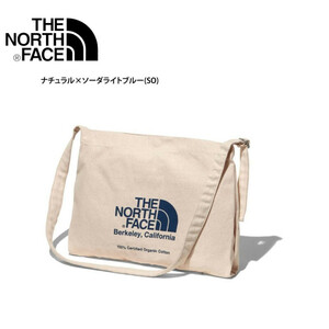 【NM82041 SO-2】 THE NORTH FACE　ノースフェイス　ミュゼットバッグ Musette Bag　オーガニックコットン バッグ ブルー