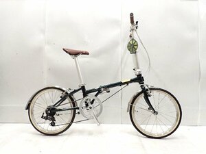 【未走行】DAHON ダホン 折り畳み自転車 Boardwalk D7 2024年モデル グリーン 1x7s 配送/来店引取可 ∩ 6E36E-4