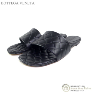 ボッテガ ヴェネタ （BOTTEGA VENETA） エイミー フラットミュール サンダル 778163 ＃37 ブラック（新品）
