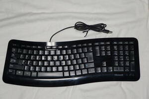 ★　MICROSOFT　マイクロソフト　★　Comfort Curve Keyboard 3000 for Business　人間工学デザイン　USBキーボード
