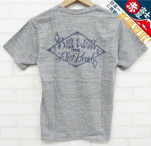 7T6480【クリックポスト対応】未使用品 フラットヘッド×ビルウォールレザー 半袖Tシャツ THE FLATHEAD