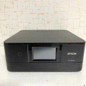 EPSON エプソン インクジェットプリンター EP-880AB ブラック 本体 通電確認済み 現状品 y-042202-22