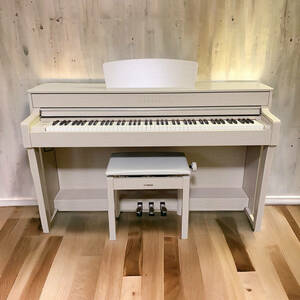 24C049_ジ 【美品】YAMAHA ヤマハ Clavinova CLP-635WA 88鍵盤 イス付き 電子ピアノ 2019年製 中古 【店頭引取・ご来店お渡しのみ】