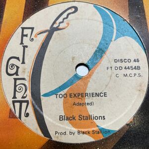 ★コレクション放出★Black Stallions - Too Experience / New Generation - Long And Winding Road 両面最高のカバー！ Lovers好きに！