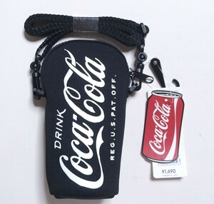 GU コカ・コーラ ボトルネックポーチ Coca-Cola ＋E 09 BLACK 黒