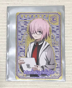 Fate/Grand Order -絶対魔獣戦線バビロニア- Limited Shop in マルイ 金箔ステッカー マシュ・キリエライト FGO