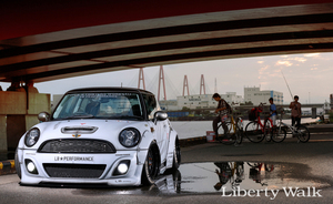 LB nation WORKS MINI Cooper R56 コンプリート ボディキット エアロパーツ 8点セット FRP