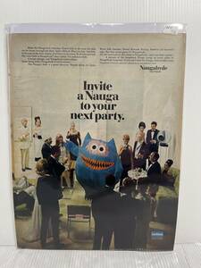 1967年11月3日号LIFE誌広告切り抜き【Naugahyde UNIROYAL/ナウガハイド】アメリカ買い付け品60sビンテージUSAインテリアレア