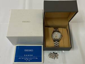 SEIKO DOLCE セイコー ドルチェ SADA001 8B54-0AF0 ワールドタイム 電波ソーラー メンズ腕時計 シルバー系文字盤