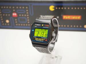 新品未開封 タイメックス パックマン ナムコ T80 デジタル時計 TIMEX PACMAN NAMCO オープニングメロディが流れる ゲーム レゲー レトロ