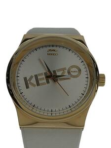 KENZO◆クォーツ腕時計/アナログ/WHT/96003m