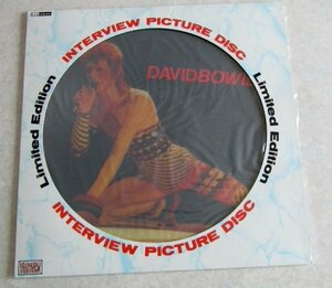【LP〜ピクチャー盤】David Bowie / Limited Edition Interview Picture Disc