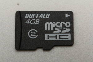 4GB microSDHCカード BUFFALO