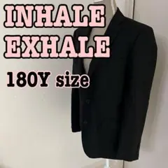 INHALE EXHALE♡メンズスーツジャケット　180Yサイズ　黒
