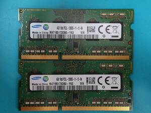 動作確認 SAMSUNG製 PC3L-12800S 1Rx8 4GB×2枚組=8GB 14140071017