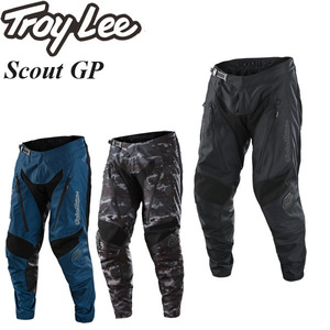 【在庫調整期間限定特価】 Troy Lee オフロードパンツ Scout GP Solid ブラック/32