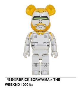 BE@RBRICK SORAYAMA × THE WEEKND 1000％ MEDICOM TOY 2G ベアブリック 空山基