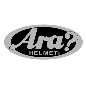 （シルバー） パロディ 面白ステッカー あれ？Arai？「Ara?」 1枚 バイク ヘルメット