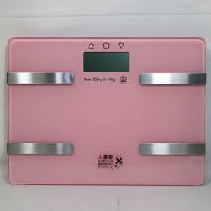 エレクトロニック ボディ スケール コンパクト 体重体組成計 ピンク 武田コーポレーション ELECTRONIC BODY FAT SCALE ヘルスケア 体重計