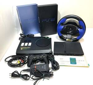 【ジャンク品/120】SONY PlayStation2 PS2 本体 SCPH-39000 50000 70000 ハンコン ビートマニアコントローラー まとめ