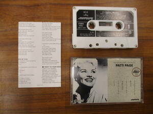 RS-4918【カセットテープ】歌詞カードあり / パティ・ペイジのすべて テネシー・ワルツ PATTI PAGE TENNESSEE WALTZ cassette tape
