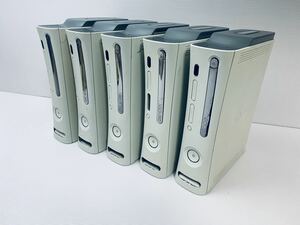 動作品 Xbox360 本体 5台セット 本体のみ コントローラー ケーブル リーダー リモコン その他付属品 含まれていない 動作確認済 (293)