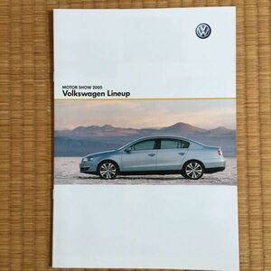 カタログ フォルクスワーゲン Volkswagen 東京モーターショー 2005 / 2005年10月発行 6P