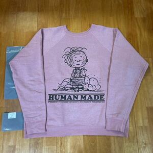 【美品 XL】HUMAN MADE × PEANUTS スウェットシャツ ピッグペン（ヒューマンメイド ピーナッツ NIGO スヌーピー SNOOPY