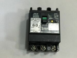 テンパール　　漏電遮断器　　GB-63EC 60A 3P3E AC100-200V 2F05AA