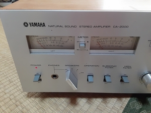 【故障品、左、音出ず、ガリ有り】ヤマハ CA-2000