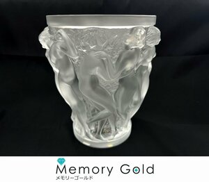 ◎ラリック　LALIQUE　バコーントゥの巫女　フラワーベーズ　花瓶　高さ24.5㎝　クリスタルガラス　美品　S32969