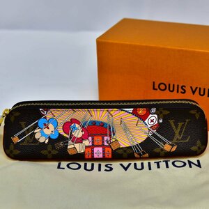 未使用品 ルイ・ヴィトン LOUIS VUITTON モノグラム ヴィヴィエンヌ トゥルース・エリザベット ペンケース ゴールド金具 即日配送 K415-96