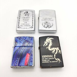 S749 ZIPPO ジッポー 他4点纏め ピース タバコ オイルライター 喫煙具 着火未確認 ジャンク品扱い 現状品