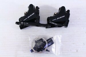 ●SHIMANO/シマノ BR-R7070 105 油圧ディスクブレーキ キャリパー フロント リア ブラック 自転車部品 サイクリング 【10908835】