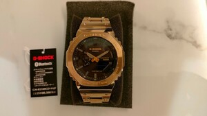 【売り切り】【美品】 G-SHOCK CASIO　GM-B2100GD-9AJF イエローゴールド　フルメタル