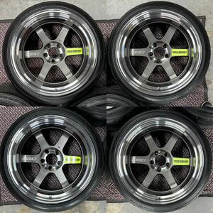 RAYS TE37 VSL (限定品)2021limited 18×12.0J-33 4本 12J 18インチ　レイズ　TE37V 114.3 5H クラウン、アリスト