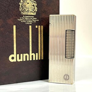 １円スタート dunhill ダンヒル ライター ガスライター シルバー ローラー式 喫煙具 b16