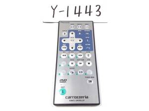 Y-1443　カロッツェリア　CXB4816　DVD-VIDEOカード 用　リモコン　即決　保障付