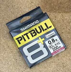 [新品] シマノ SHIMANO PITBULL 8+ (ピットブル) トレーサブルピンク 0.8号 200m 送料無料